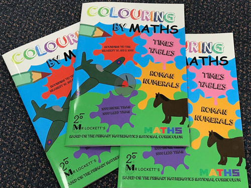 Colouring-by-Maths